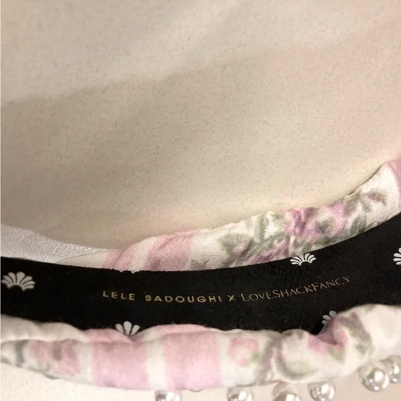 Love Shack Fancy Pearl Headband BNWOT - Picture 6 of 11